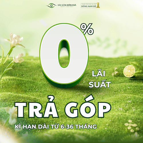 Xoá cận trả góp 0% tại Mắt Sài Gòn Biên Hòa